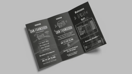 Impression dépliant 6 faces