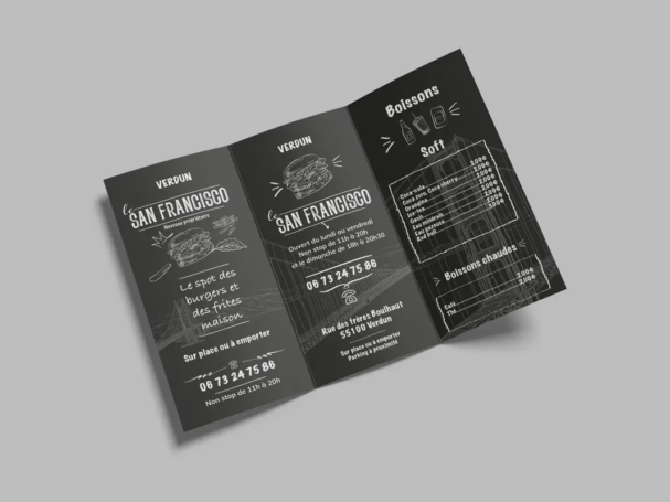 Impression dépliant 6 faces