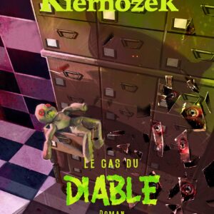 Couverture du roman « Le Cas du Diable » de Damien Kiernozek, illustration par Pier Misterponce Murchia.