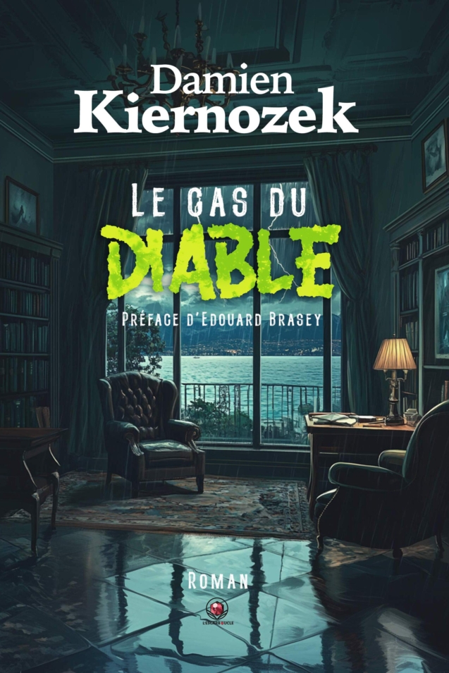 Couverture officielle du roman « Le Cas du Diable » de Damien Kiernozek, édité par L’escarboucle.