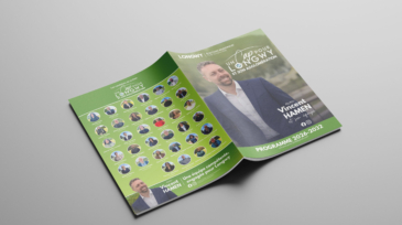 Création et mise en page d’une brochure de campagne électorale – Graphiste à Thionville, Metz et Longwy – Studio L’Escarboucle